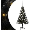 Kalėdų eglutė Juoda 120 cm PVC