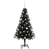 Kalėdų eglutė Juoda 150 cm PVC