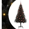 Kalėdų eglutė Juoda 150 cm PVC