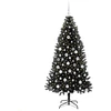 Kalėdų eglutė Juoda 180 cm PVC