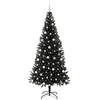 Kalėdų eglutė Juoda 210 cm PVC
