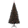 Kalėdų eglutė Juoda 210 cm PVC