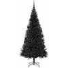 Kalėdų eglutė Juoda 210 cm PVC