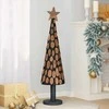 Kalėdų eglutė s stovu Ruda 120 cm Tikmedžio masyvas