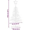 Kalėdų eglutė Ruda 120 cm Kieto teka medžio