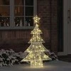 Kalėdų eglutė 100 LED Šilta balta 120 cm Akrilas