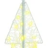 Kalėdų eglutė su 100 LED Šilta balta 120 cm Akrilas