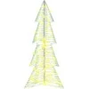 Kalėdų eglutė su 100 LED Šilta balta 120 cm PET