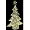 Kalėdų eglutė su 100 LED Šilta balta 120 cm Akrilas