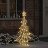 Kalėdų eglutė 120 LED Šilta balta 120,5 cm PET