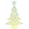 Kalėdų eglutė su 120 LED Šilta balta 120,5 cm PET