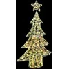 Kalėdų eglutė su 120 LED Šilta balta 120,5 cm PET