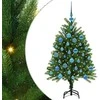Kalėdų eglutė su 150 LED s stovu Žalia 120 cm PE