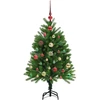 Kalėdų eglutė su 150 LED s stovu Žalia 120 cm PE