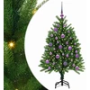 Kalėdų eglutė su 150 LED s stovu Žalia 120 cm PE
