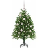Kalėdų eglutė su 150 LED s stovu Žalia 120 cm PE