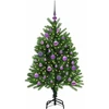Kalėdų eglutė su 150 LED s stovu Žalia 120 cm PE