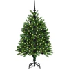 Kalėdų eglutė su 150 LED s stovu Žalia 120 cm PE