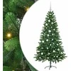 Kalėdų eglutė su 150 LED s stovu Žalia 150 cm PE
