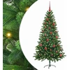 Kalėdų eglutė su 150 LED s stovu Žalia 150 cm PE