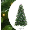 Kalėdų eglutė su 150 LED s stovu Žalia 150 cm PE