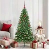 Kalėdų eglutė su 150 LED s stovu Žalia 150 cm PE