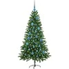 Kalėdų eglutė su 150 LED s stovu Žalia 150 cm PE
