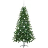 Kalėdų eglutė su 150 LED s stovu Žalia 150 cm PE