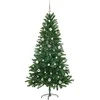 Kalėdų eglutė su 150 LED s stovu Žalia 150 cm PE