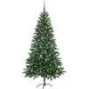 Kalėdų eglutė su 150 LED s stovu Žalia 150 cm PE