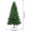 Kalėdų eglutė su 150 LED s stovu Žalia 150 cm PE