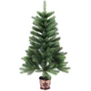 Kalėdų eglutė su 150 LED s stovu Žalia 65 cm PE