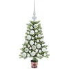 Kalėdų eglutė su 150 LED s stovu Žalia 65 cm PE