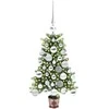 Kalėdų eglutė su 150 LED s stovu Žalia 65 cm PE