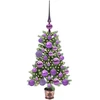 Kalėdų eglutė su 150 LED s stovu Žalia 65 cm PE