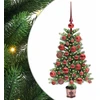 Kalėdų eglutė su 150 LED s stovu Žalia 65 cm PE