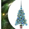 Kalėdų eglutė su 150 LED s stovu Žalia 65 cm PE