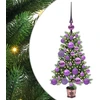 Kalėdų eglutė su 150 LED s stovu Žalia 65 cm PE