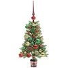Kalėdų eglutė su 150 LED s stovu Žalia 65 cm PE