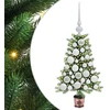 Kalėdų eglutė su 150 LED s stovu Žalia 65 cm PE