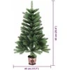 Kalėdų eglutė su 150 LED s stovu Žalia 65 cm PE