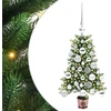 Kalėdų eglutė su 150 LED s stovu Žalia 65 cm PE