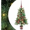 Kalėdų eglutė su 150 LED s stovu Žalia 90 cm PE