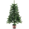 Kalėdų eglutė su 150 LED s stovu Žalia 90 cm PE