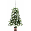 Kalėdų eglutė su 150 LED s stovu Žalia 90 cm PE