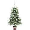 Kalėdų eglutė su 150 LED s stovu Žalia 90 cm PE