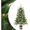 Kalėdų eglutė su 150 LED s stovu Žalia 90 cm PE