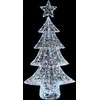Kalėdų eglutė su 160 LED Šalta balta 150 cm Akrilas