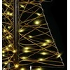 Kalėdų eglutė su 160 LED Šilta balta 150 cm Ratanas