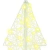 Kalėdų eglutė su 160 LED Šilta balta 150 cm Akrilas